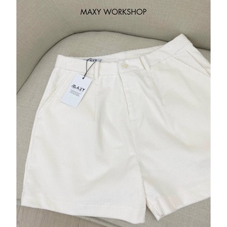 Quần short trắng năng động white short Maxy Workshop