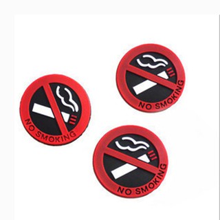 Logo No Smoking dán taplo xe hơi (RẺ VÔ ĐỊCH)
