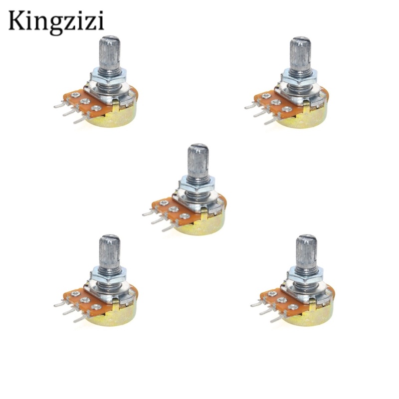Set 5 Chiết Áp Tuyến Tính Wh148 B20K 15mm Chuyên Dụng