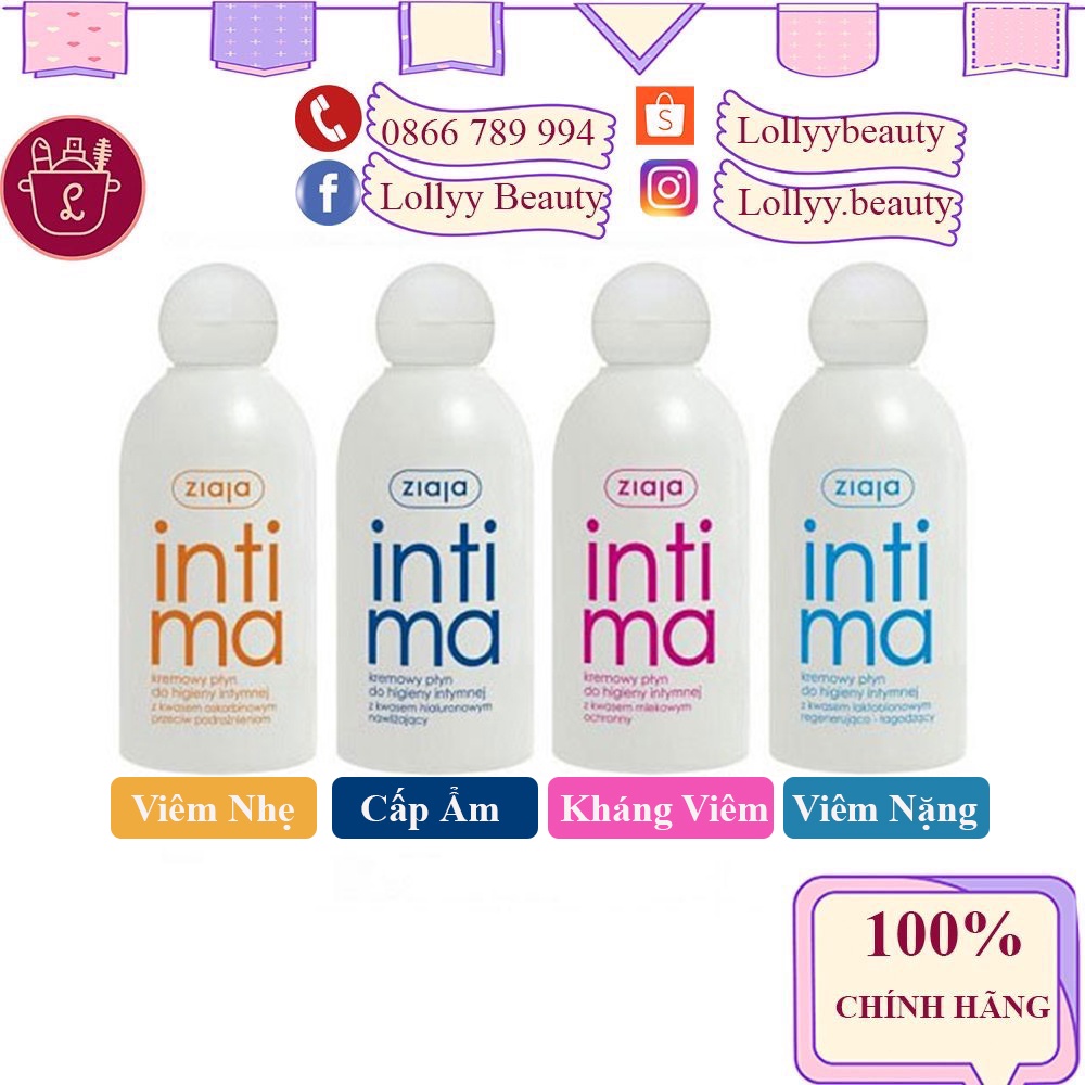 [200-500ml] Dung dịch vệ sinh Ziaja Intima