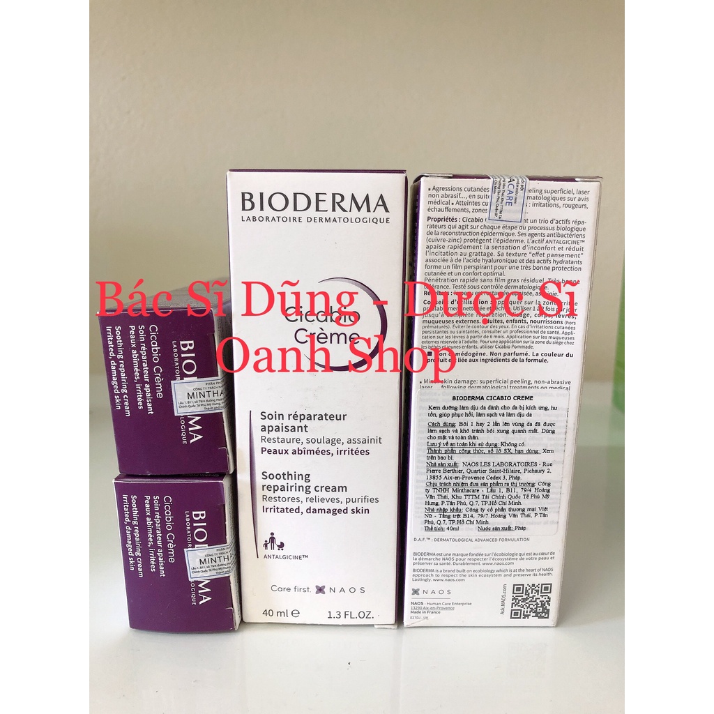 Kem Dưỡng Làm Dịu Phục Hồi Da Bio Tím Ciccabio