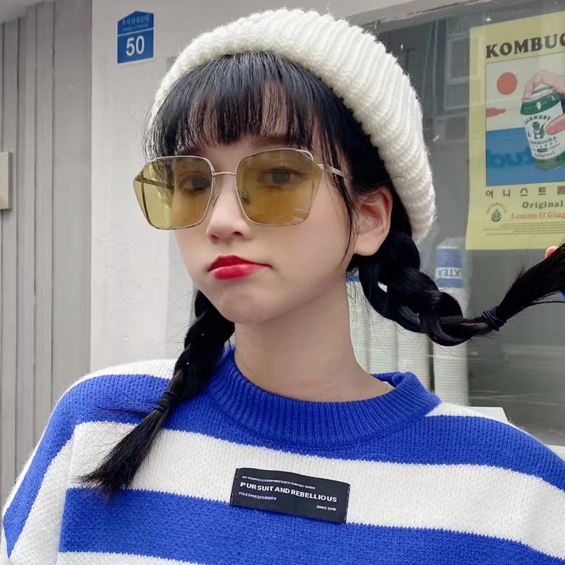 (YUZHU) Kính Râm Thời Trang Hàn Quốc Không Gọng