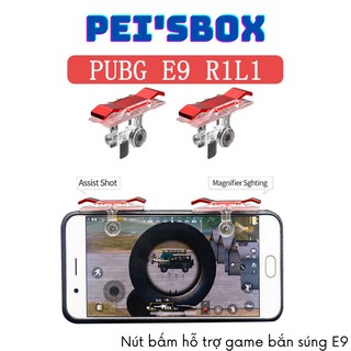 Nút bấm chơi Game PUBG/ ROS,Nút bấm chơi game E9, Phiên bản nút cơ cực nhạy dành cho Game bắn súng Moibie