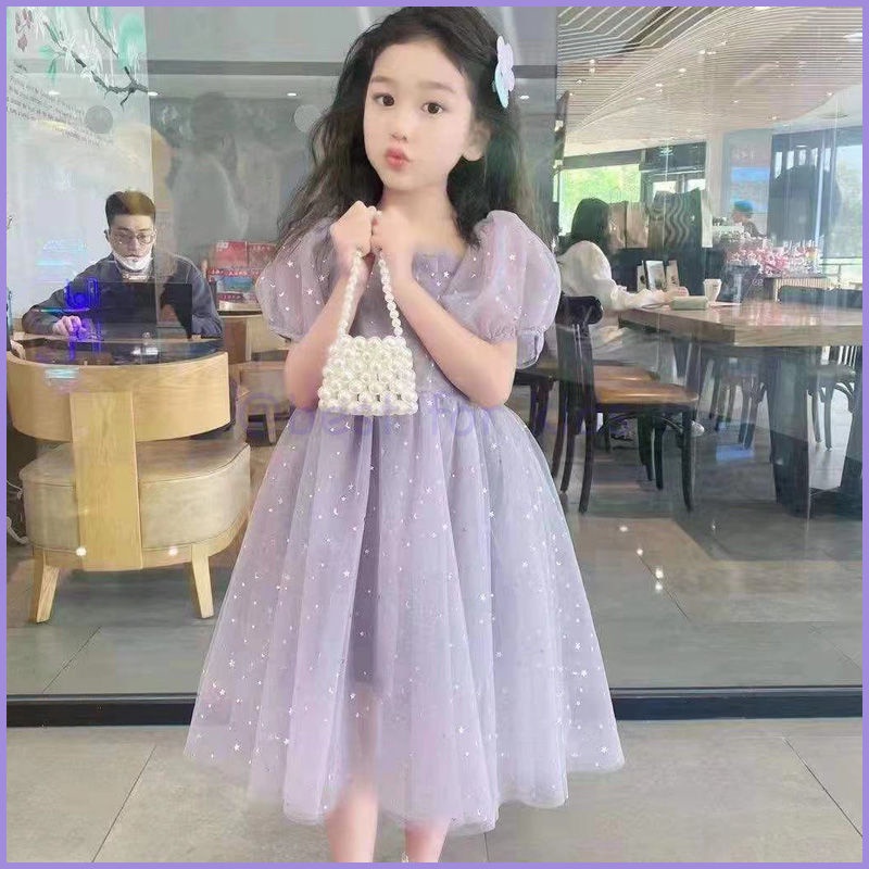 Đầm Công Chúa Thời Trang Mùa Hè Xinh Xắn Cho Bé Gái