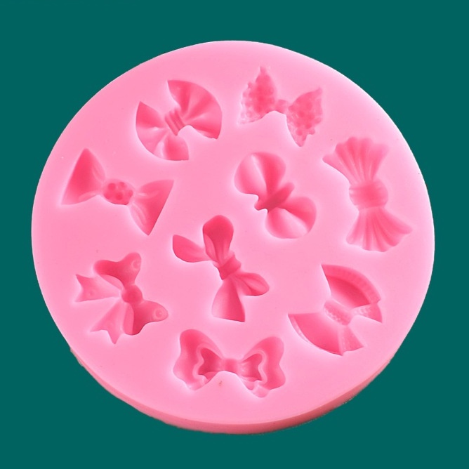 Khuôn Silicon Các Mẫu Nơ Làm Thủ Công, Nến Thơm, Handmade