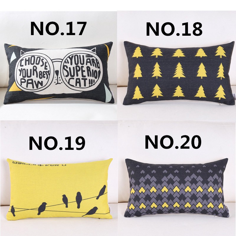 Áo gối kích thước 45cm x 45cm họa tiết hình mèo trang trí sofa sáng tạo | BigBuy360 - bigbuy360.vn