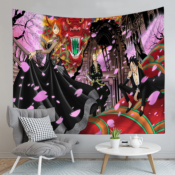 Poster Treo Tường In Hình Nhân Vật Phim One Piece Cá Tính