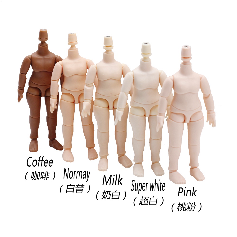 Thân búp bê mô hình BJD ob11 BJD tỉ lệ 1/12