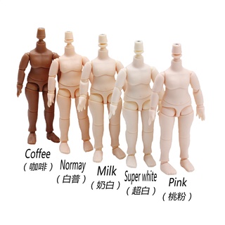Dod bjd body 1 / 12 bjd thân búp bê kéo dài , dành cho gsc nendoroid head ob11 búp bê khớp nối thân búp bê búp bê obitsu11