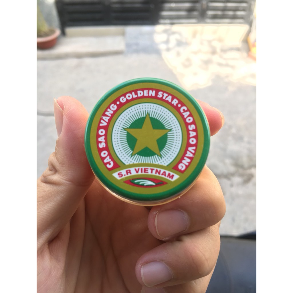 Cao sao vàng 16g - Golden Star Balm quà tặng cho ông bà, bạn bè - Nguyên hộp 6 lọ nhỏ