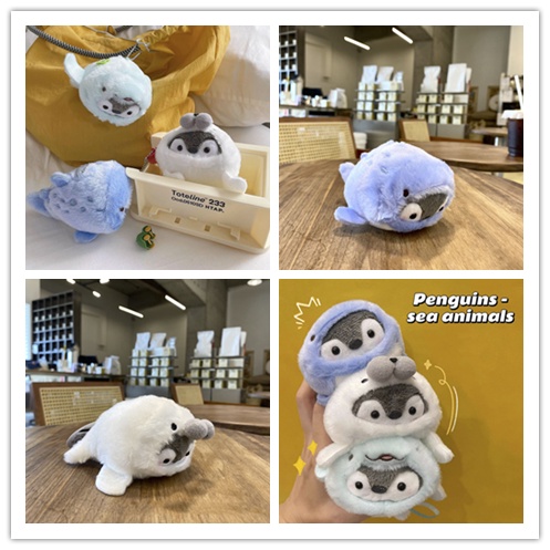 Móc Khóa Cá Heo Nhồi Bông Dễ Thương 10cm