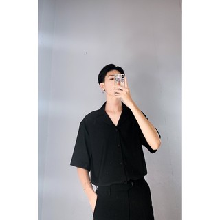 Sơ mi lụa tay lỡ basic (kèm ảnh thật phía sau) - LC