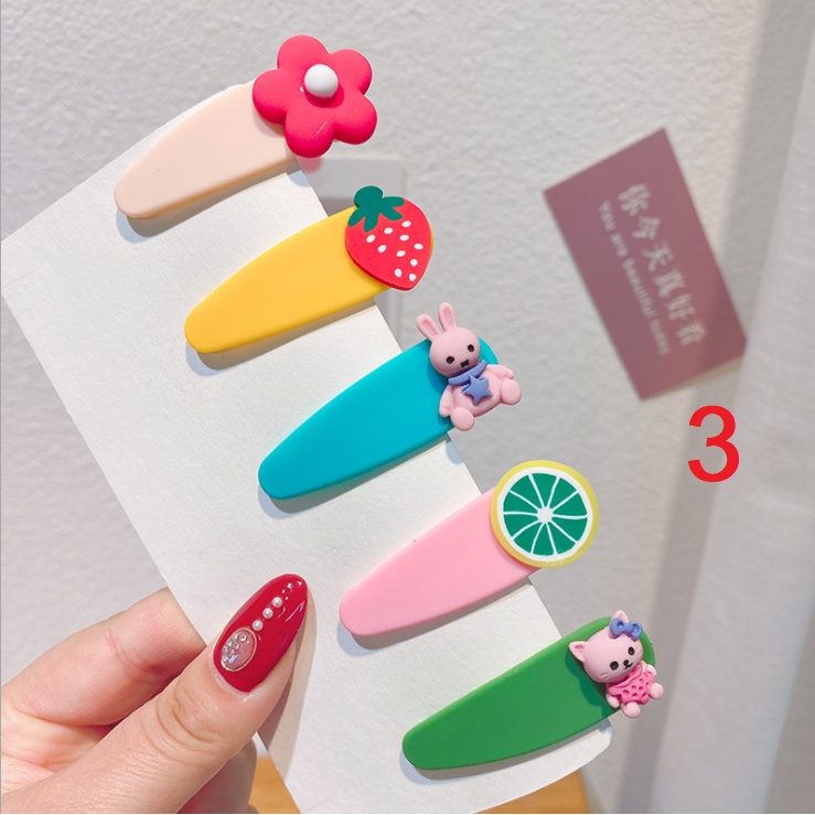 RẺ VÔ ĐỊCH  BỘ 5 CHIẾC CẶP TÓC XINH XẮN DỄ THƯƠNG