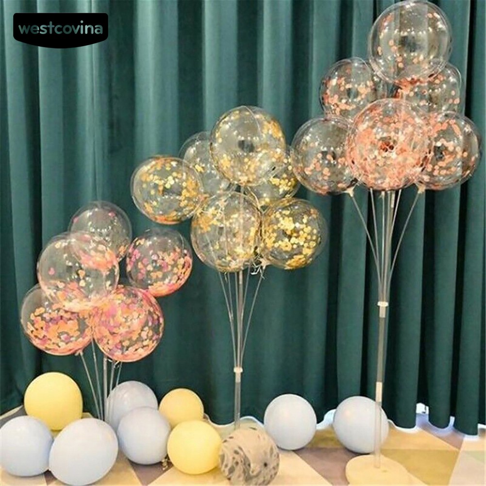 Bộ 8 cột dây bong bóng trang trí tiệc cưới