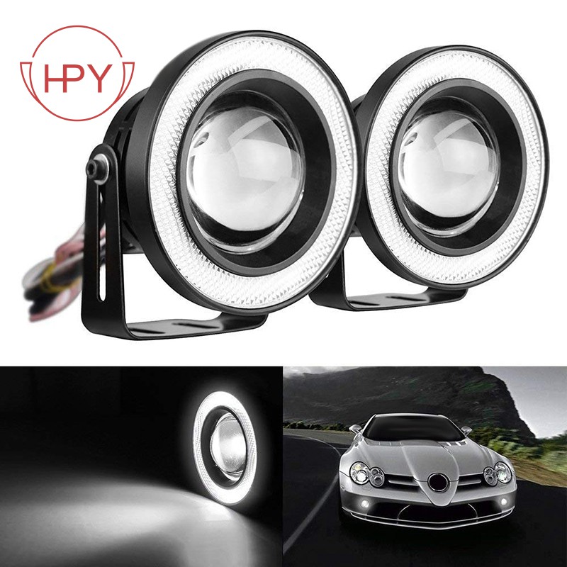 Bộ 2 Đèn Led Cob 3.5 Inch Cho Xe Hơi