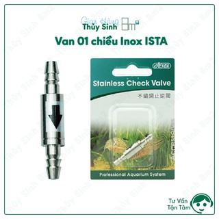 Van nối 1 chiều co2 inox ista stainless check valve - 8m2