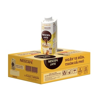Thùng 24 hộp cà phê uống liền Nescafé Latte