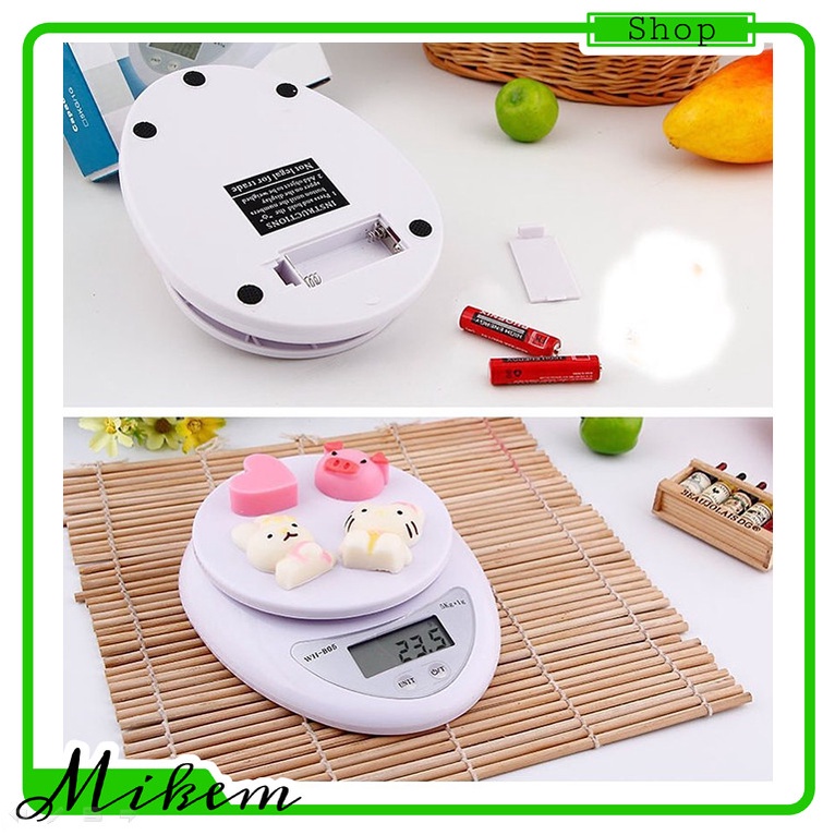 [HCM] Cân Điện Tử Dùng Cho Nhà Bếp Dùng Cân Gia Vị Thực Phẩm... Trọng Lượng 5KG. Chính Xác Dễ Dàng Sử Dụng