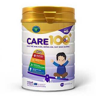 Sữa bột Nutricare Care 100+ 900g Cho trẻ nhẹ cân biếng ăn suy dinh dưỡng