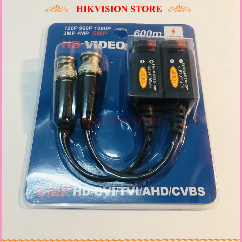 Video balun 2Mp 600M chống sét dùng cho hệ thống camera
