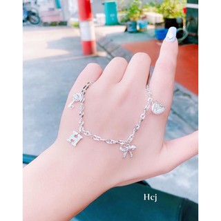 LẮC TAY CHAM BẠC ITALY 925