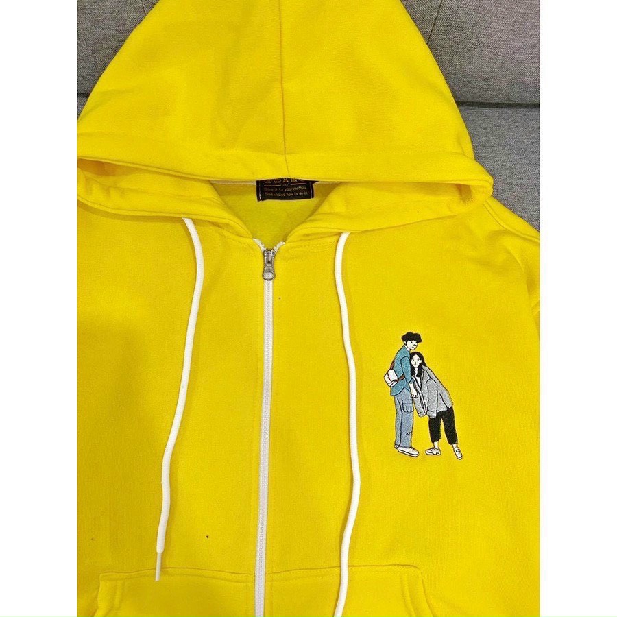 [HCM]ÁO KHOÁC NỈ NỮ PHỐI DÂY KÉO MỀM MẠI DUYÊN DÁNG TỰ TIN DẠO BƯỚC