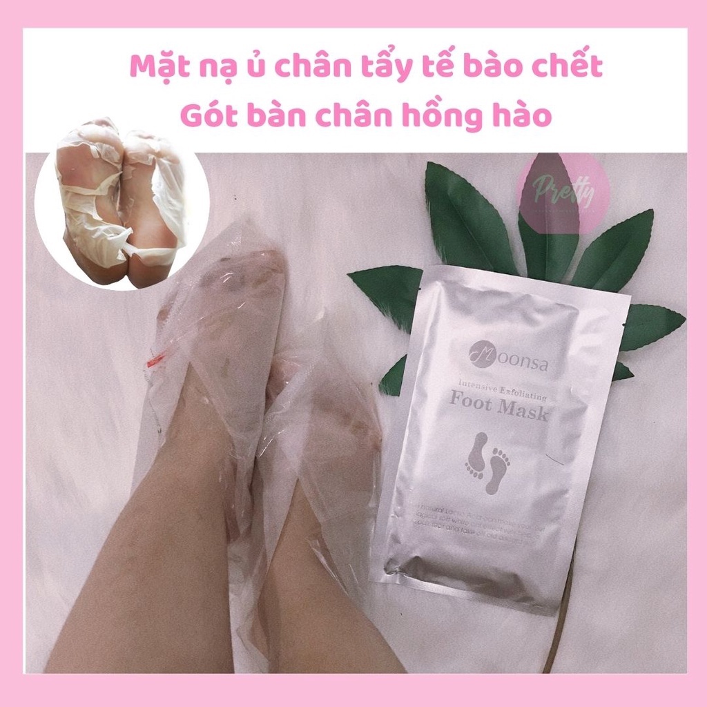Cặp mặt nạ chân,mặt nạ ủ chân lột da chết Moonsa Đài Loan