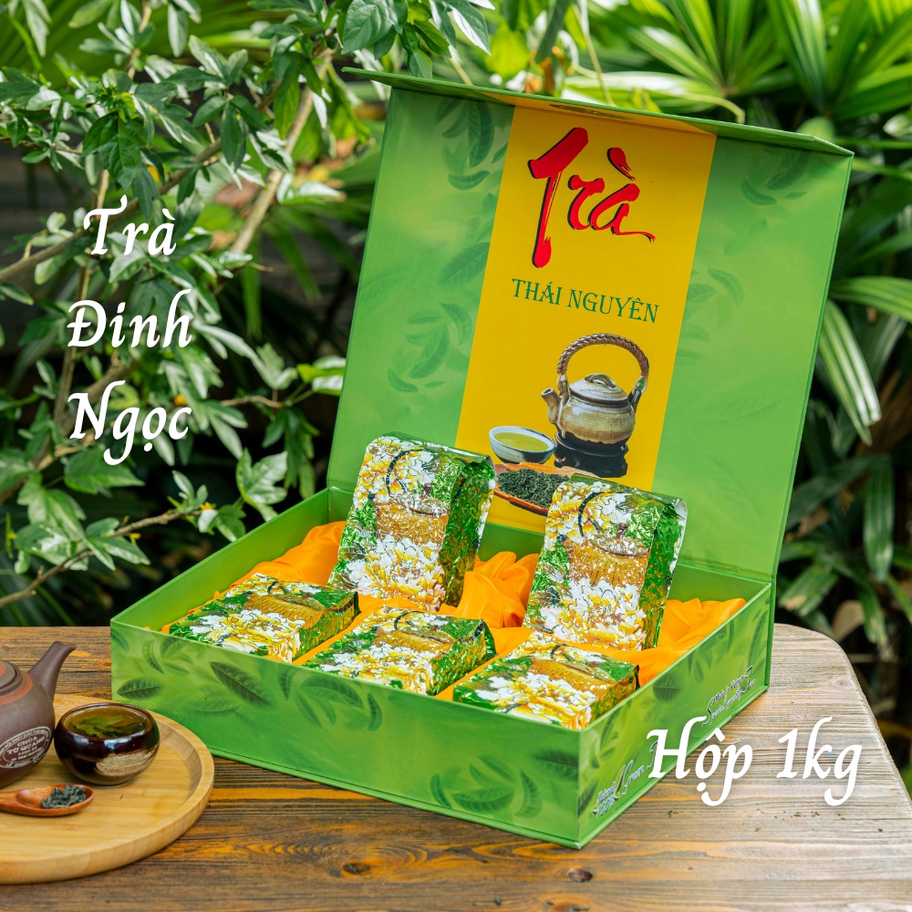 1Kg Trà Đinh Ngọc Tân Cương Thái Nguyên 1 đọt trên cùng của búp trà xanh hàng siêu chất lượng loại 1