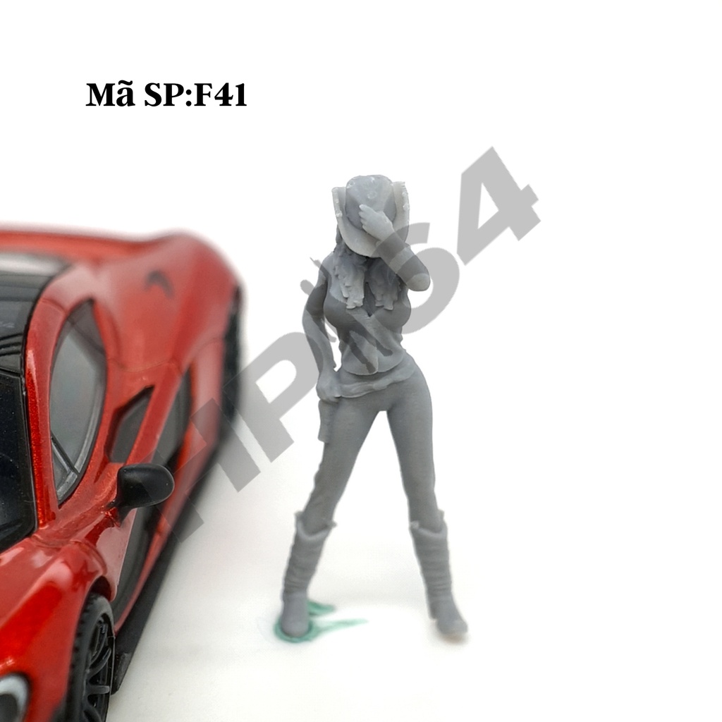 Mô hình nhân vật thô chưa sơn tỉ lệ 1/64 Female Casual