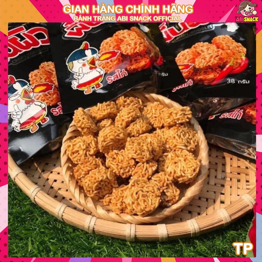 [SNACK MÌ GÀ CAY VIÊN] MÌ TÔM ĂN SỐNG DẠNG VIÊN THÁI LAN 38G VÀ 300G