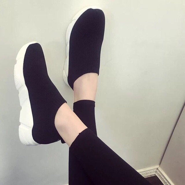 Slipon chất thun co giản