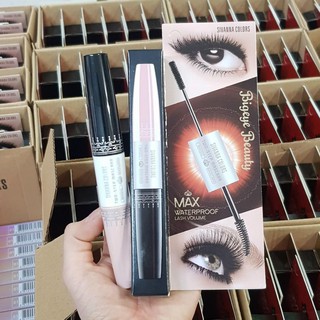 Mascara Không Thấm Nước Dày & Tơi Mi 2 đầu Sivanna Colors Two-Step Mascara 6x