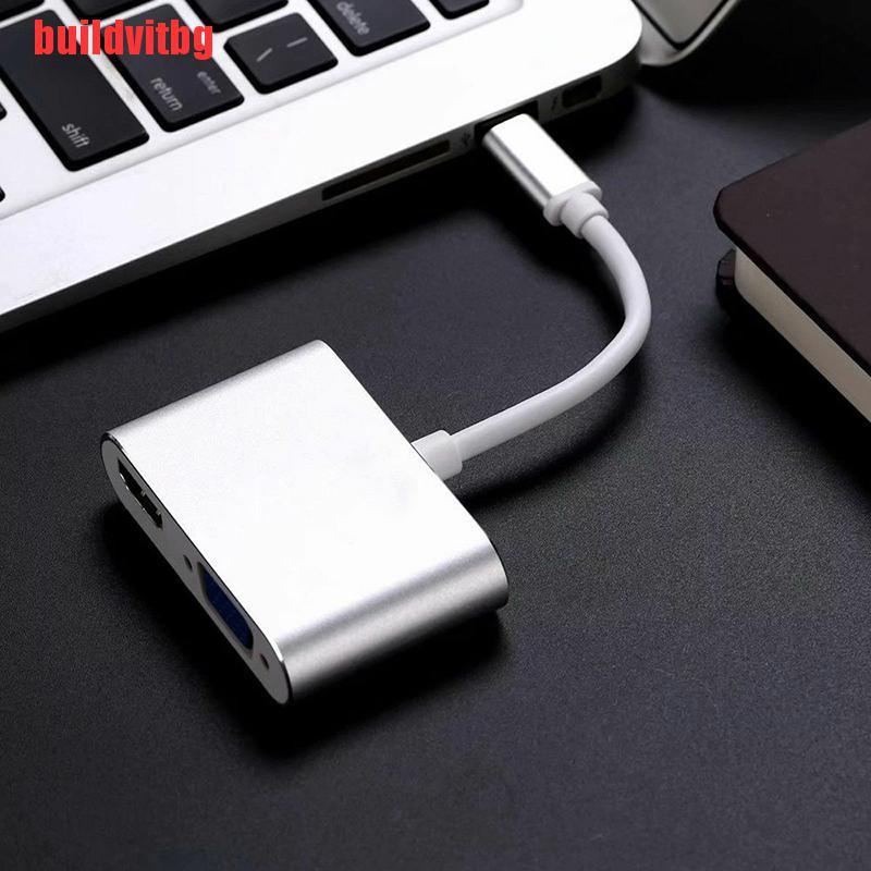 Bộ Chuyển Đổi Usb 3.1 Type C Sang Vga Usb C Sang Hdmi 4k Uhd Gvq | BigBuy360 - bigbuy360.vn