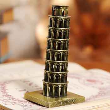 Mô hình tháp nghiêng Pisa cao 19.5 cm - Andhere