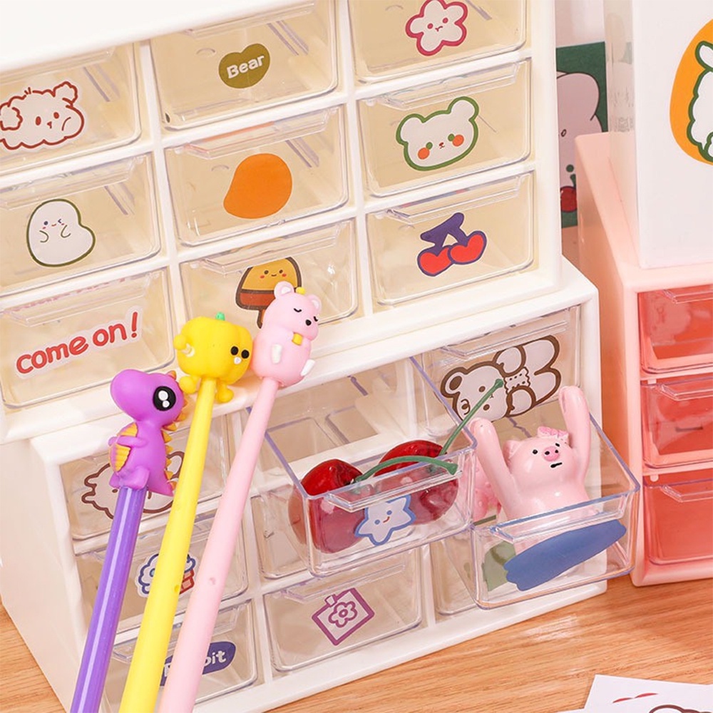 (Tặng Sticker) Tủ Mini 9 Ngăn Kéo Để Bàn Đựng Phụ Kiện Mỹ Phẩm Tiện Lợi - Kệ Nhựa 9 Ô Đa Năng Nhỏ Gọn Để Đồ Cho Học Sinh