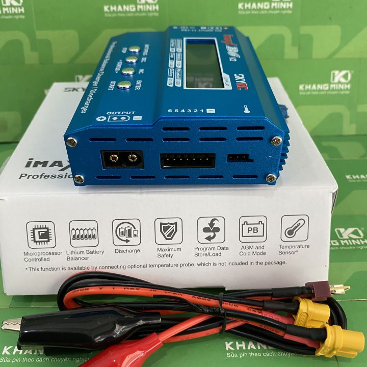 Sạc iMax B6 V2 SkyRC new , đo nội trở và dung lượng pin, bình ắc quy, sạc cân bằng cell pin