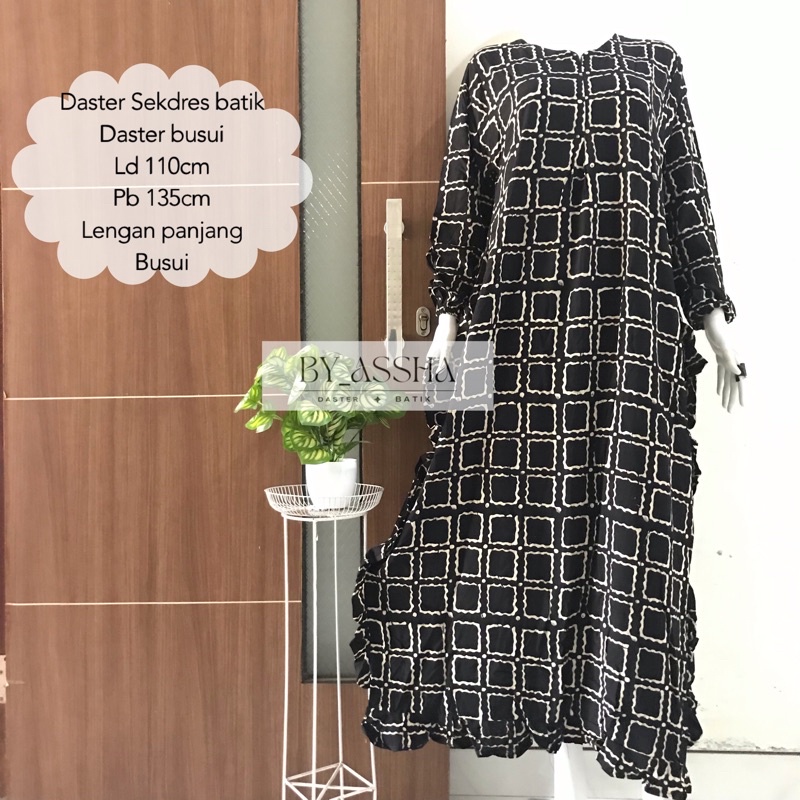 Pekalongan BATIK Váy Dài Cho Bà Bầu Cho Con Bú