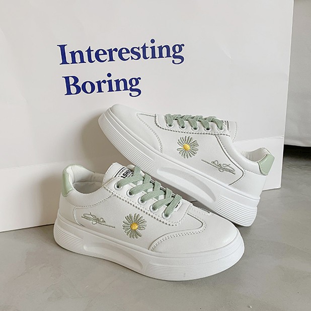 [INS HOT] [Hàng mới] Giày thể thao thêu hoa cúc nhí, 😍Phong cách Hàn Quốc sneakers siêu nhẹ | BigBuy360 - bigbuy360.vn