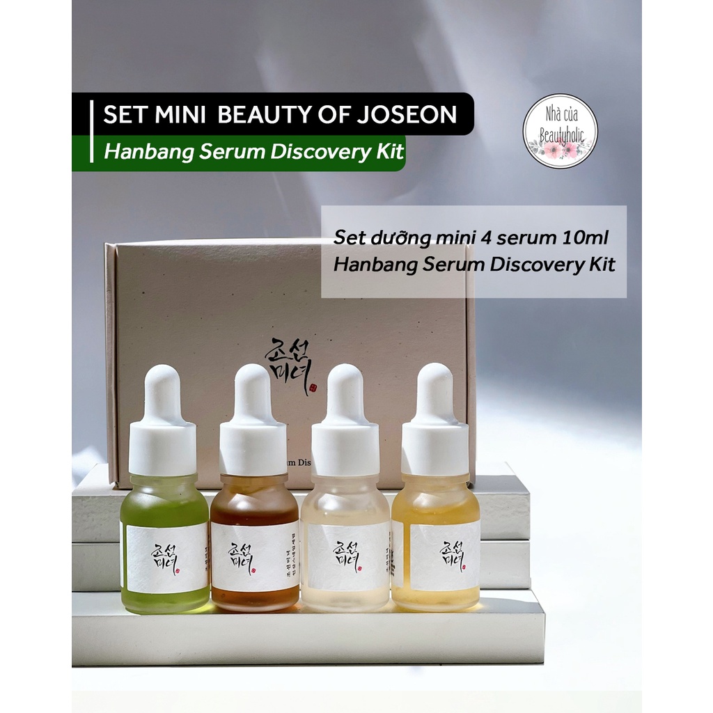 Set serum dưỡng mini BEAUTY OF JOSEON HANBANG DISCOVERY KIT