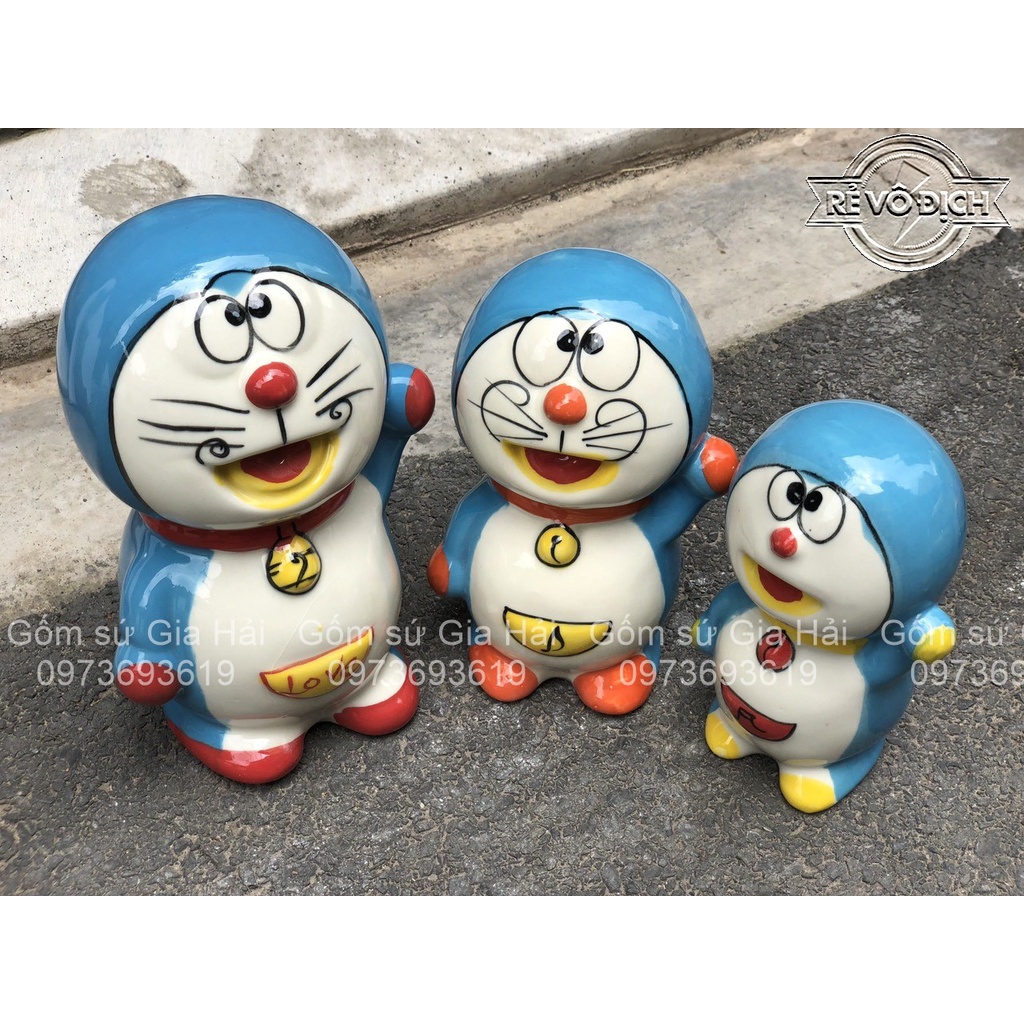 Ống Tiết Kiệm Doremon siêu dễ thương Bát Tràng