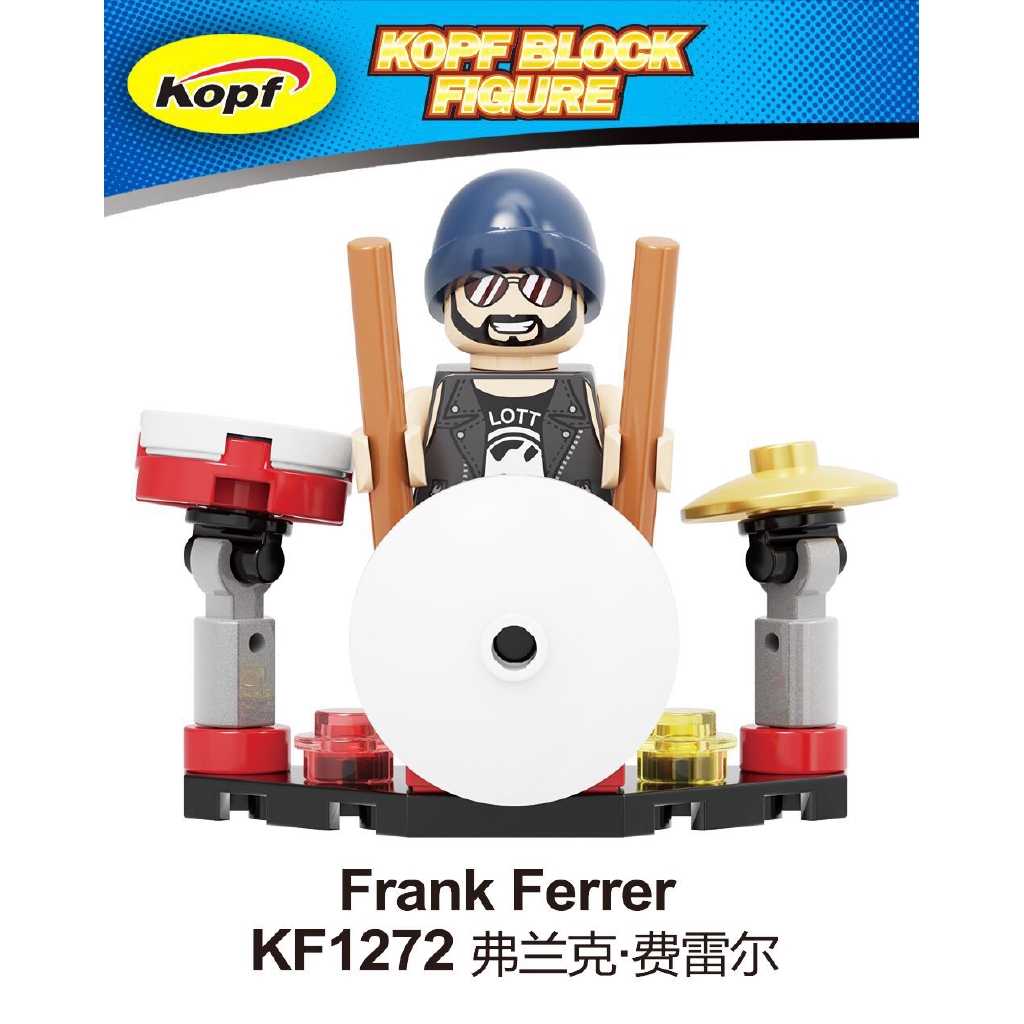 Bộ Đồ Chơi Lego Xếp Hình Súng N 'Roses Axi Rose Frank Ferrer Kf6105