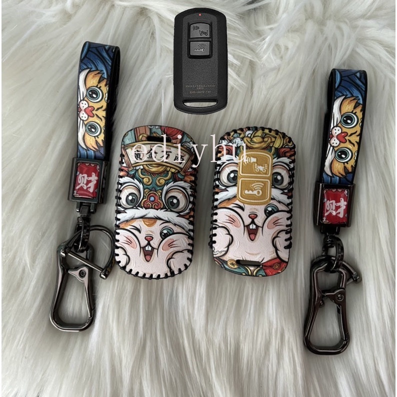 Bao da đựng chìa khóa Honda Lead Air Blade Vario Scoopy 2022 Click