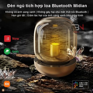 Đèn ngủ tích hợp loa Bluetooth Midian - không ánh sáng xanh, điều khiển qua app mijia