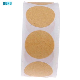 Set 500 Nhãn Dán Tròn Màu Trơn Dùng Để Trang Trí Thiệp