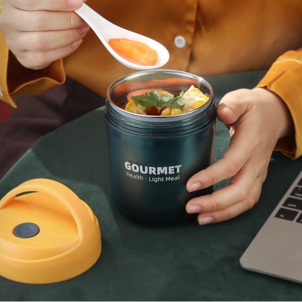 Cốc đựng canh, đựng cháo inox giữ nhiệt thiết kế mới | BigBuy360 - bigbuy360.vn