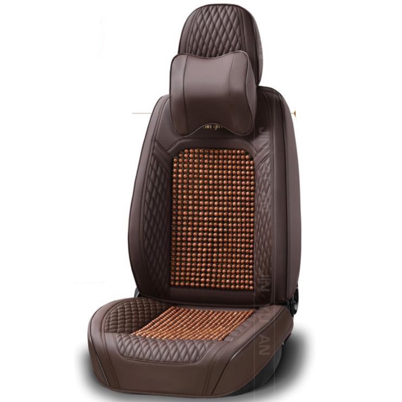 Bọc Áo Ghế Ô Tô - Lót Ghế Ô Tô 9D-360 Độ Hạt Gỗ Cao Cấp Chống Nóng, Massage Bán ghế lẻ