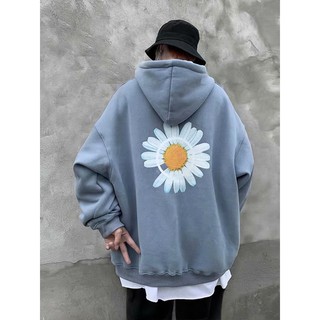 Áo hoodie có mũ dáng rộng năng động có 3 màu thời trang cho nam nữ
