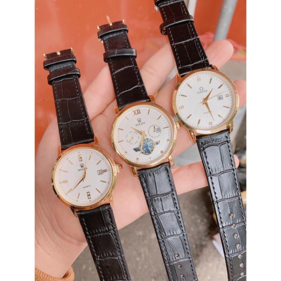 Đồng hồ Nam Omega OM1654 dây da cao cấp sang trọng- Bảo hành 12 tháng | BigBuy360 - bigbuy360.vn