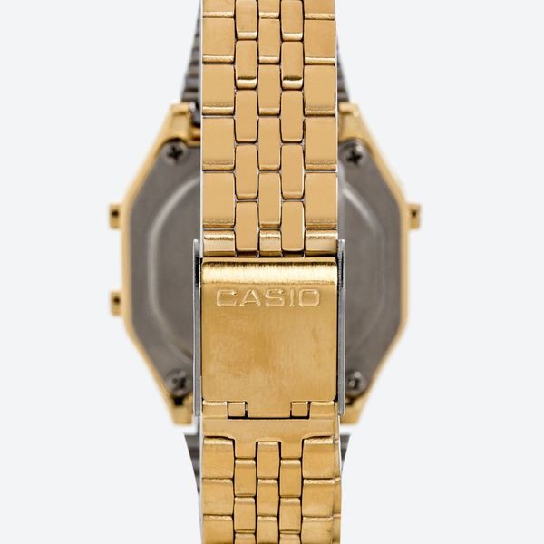 ĐỒNG HỒ NỮ CASIO LA680WGA-1DF Gold - Dây kim loại
