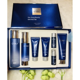 Bộ dưỡng cho da mụn, dầu giúp mụn nhanh se, chóng lành Ohui Clinic Science Special Set 6sp